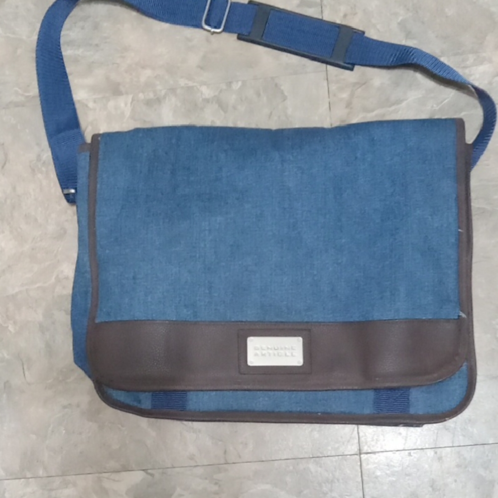 Genuine Article Denim Messenger Bag
